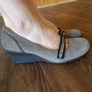 Merrell Gray Wedge Mary Jane size 7